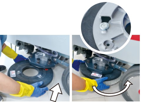 洗地機刷盤安裝 洗地機刷盤安裝